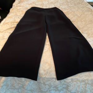 Black wide leg pants